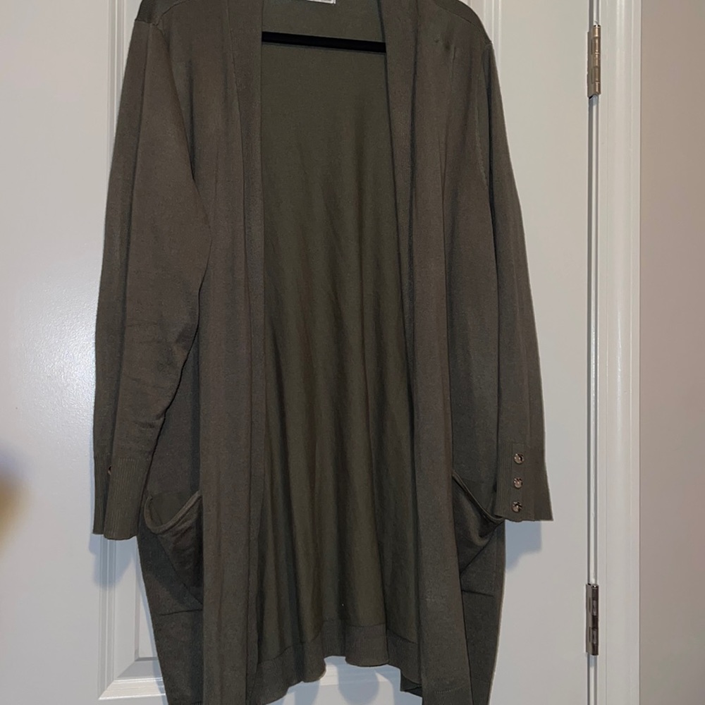 Green Cardigan